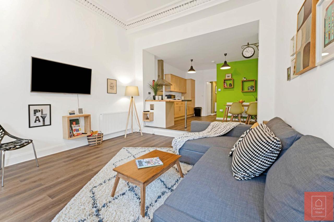 Cheerful Stays: Spacious Flat In Vibrant Leith EDI Kültér fotó